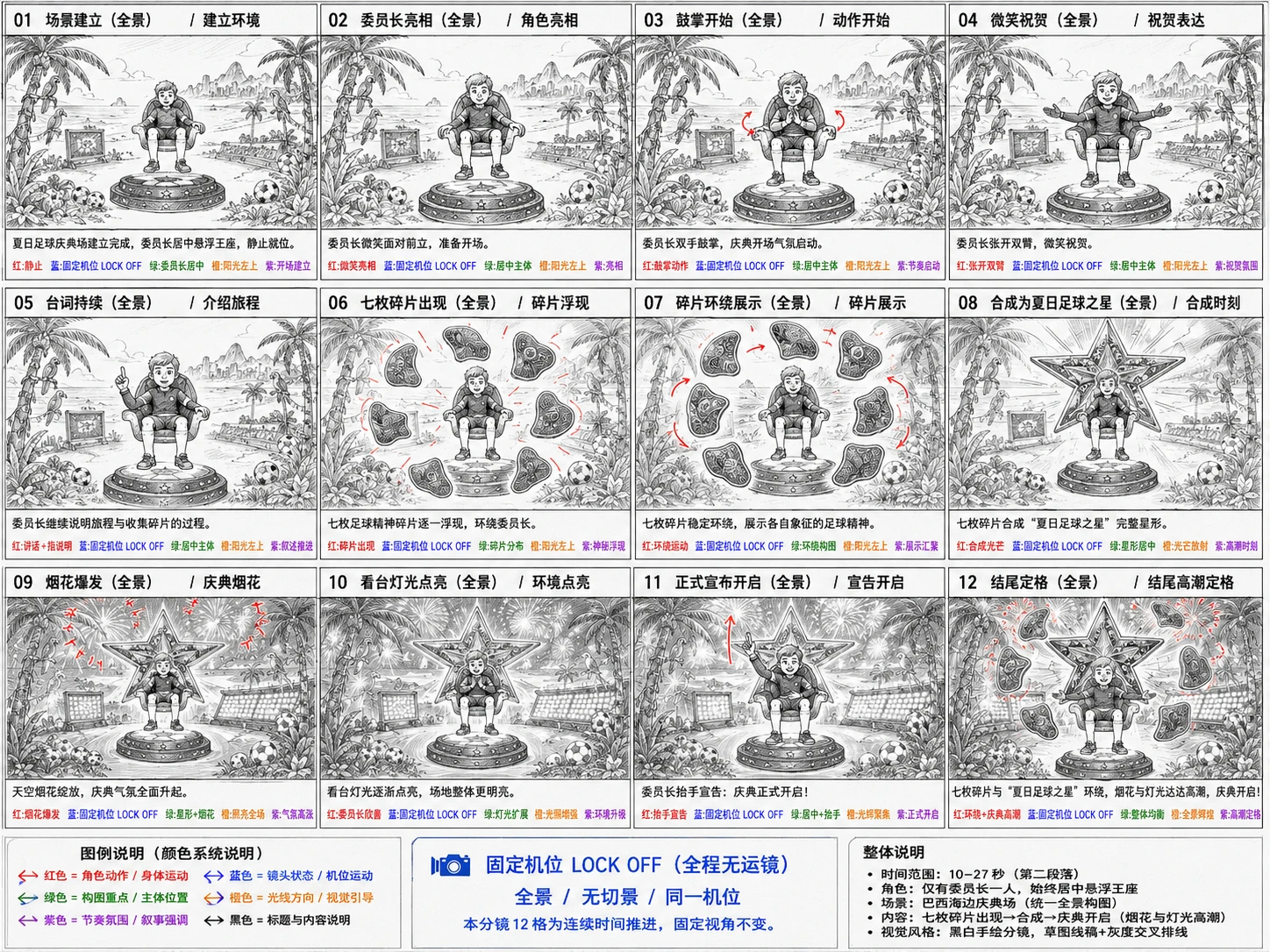 夏日足球庆典 · AI 分镜脚本精选