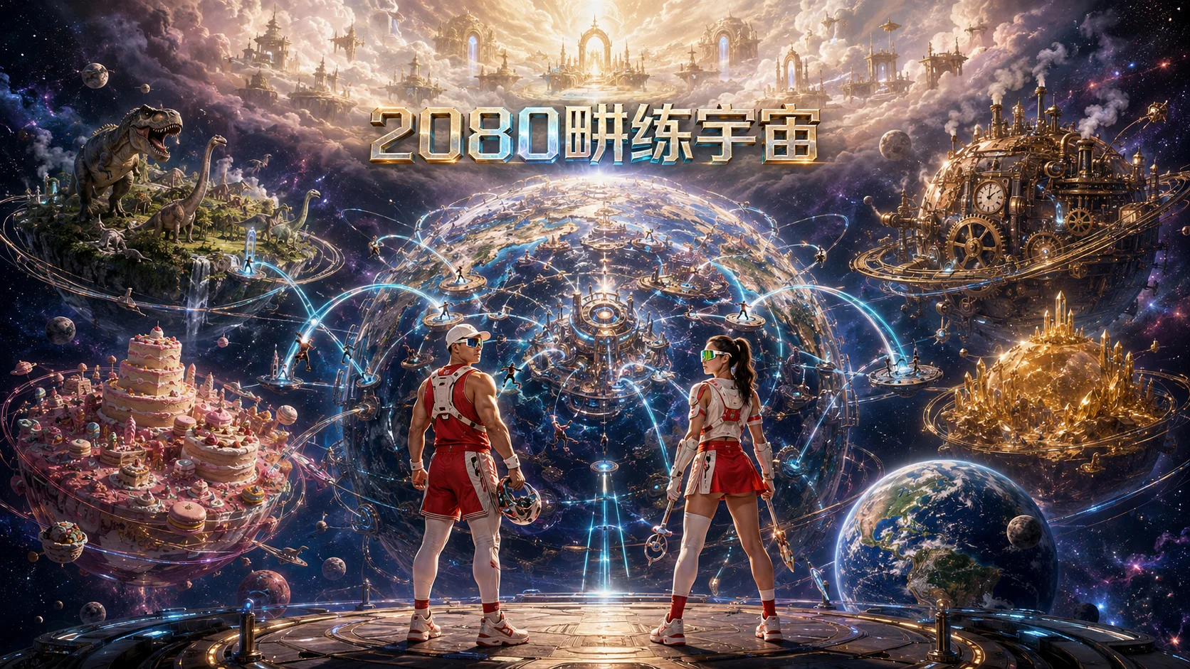 2080畊练宇宙原创世界观海报